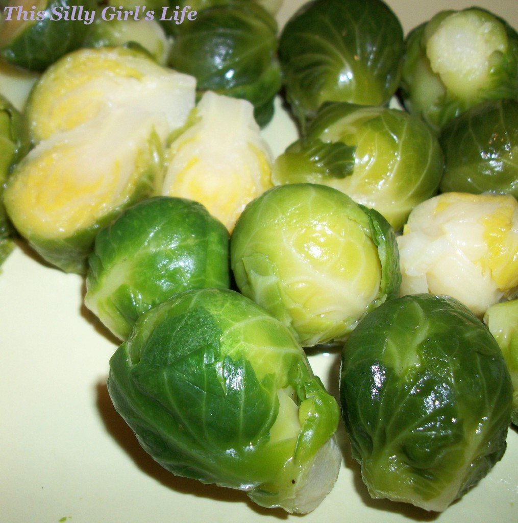 Cut Brussel Sprouts