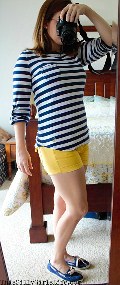 Casual Nautical Inspired Outfit from https://ThisSillyGirlsLife.com