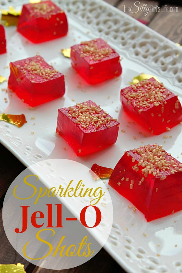 Sparkling Jell-O Shots: Easy Dessert Recipes with #KraftEssentials recipe for Sparkling Jell-O Shots on https://ThisSillyGirlsLife.com #shop #cbias