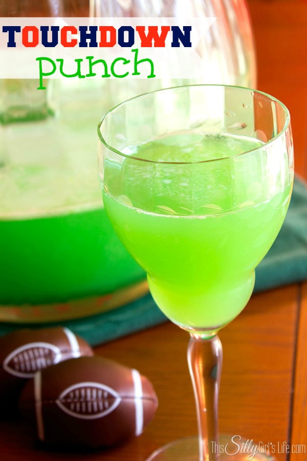 Touchdown Punch, This stuff is so good, you will be finding any excuse to throw a football party!
