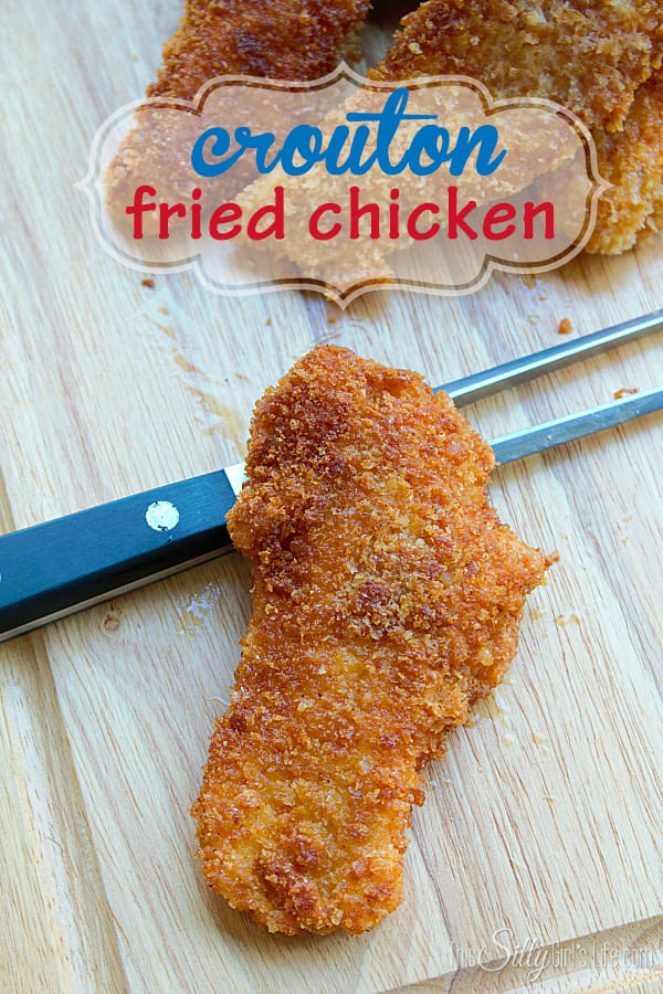 Crouton Fried Chicken, a go-to dinner with a twist to wow your taste buds!