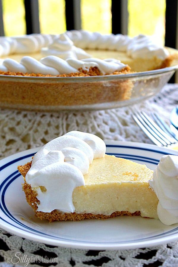 Key Lime Pie, filling is super smooth and tart but just sweet enough to cut the key lime. So good!