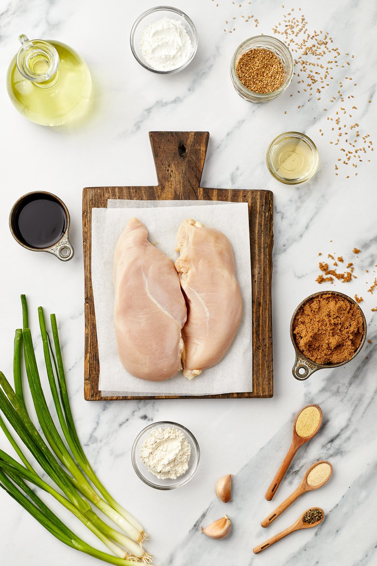 Ingredients needed to make Chinese Chicken recipe