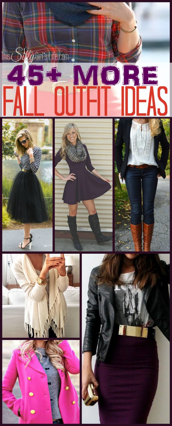 45+ MORE Fall Outfit Ideas, time to bust out the boots and scarves, get inspired with these fall outfit ideas!