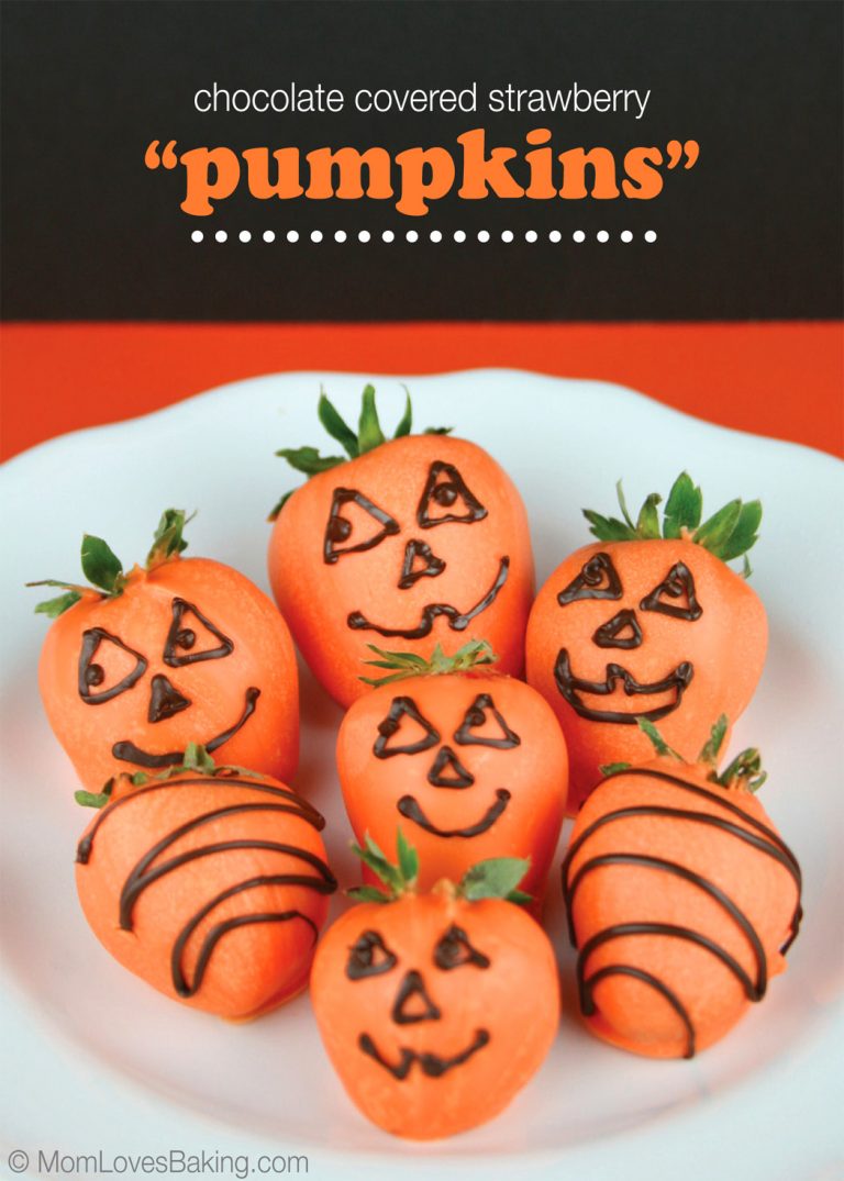 Chocolate Covered Strawberry Pumpkins {contributor Lise}