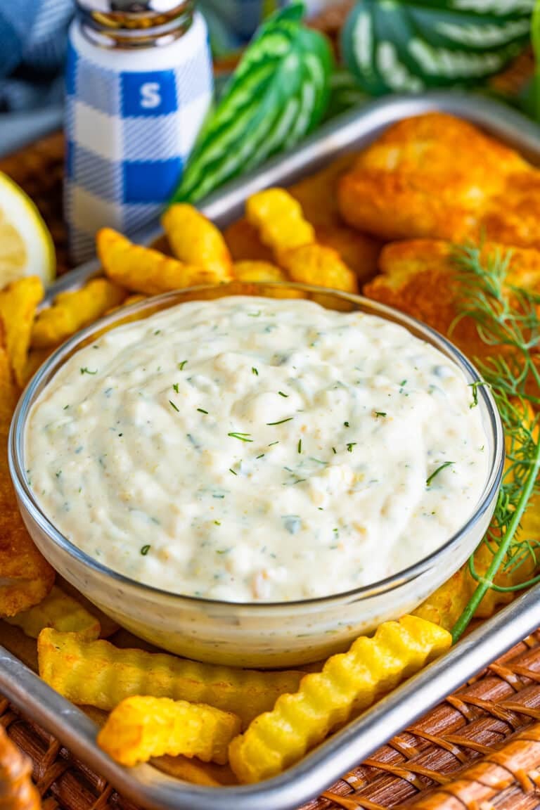 Easy Tartar Sauce (Homemade Recipe)