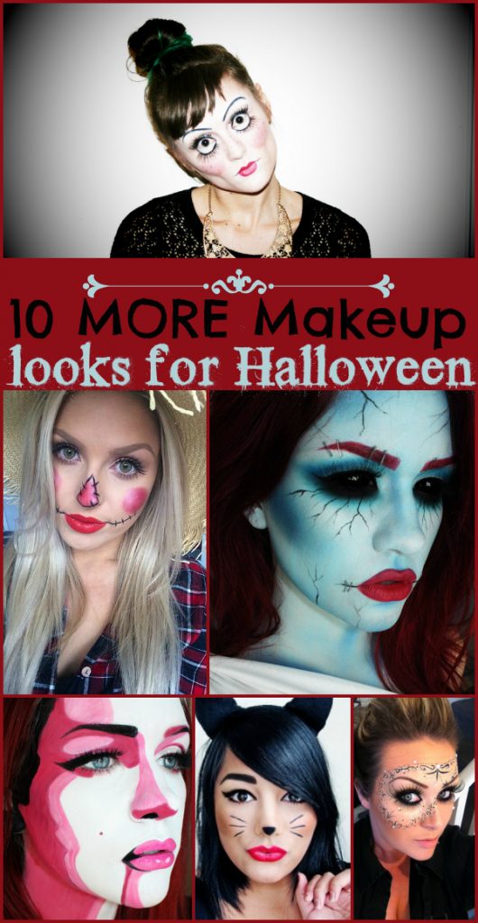 10 MORE Makeup Looks for Halloween - This Silly Girl's Kitchen