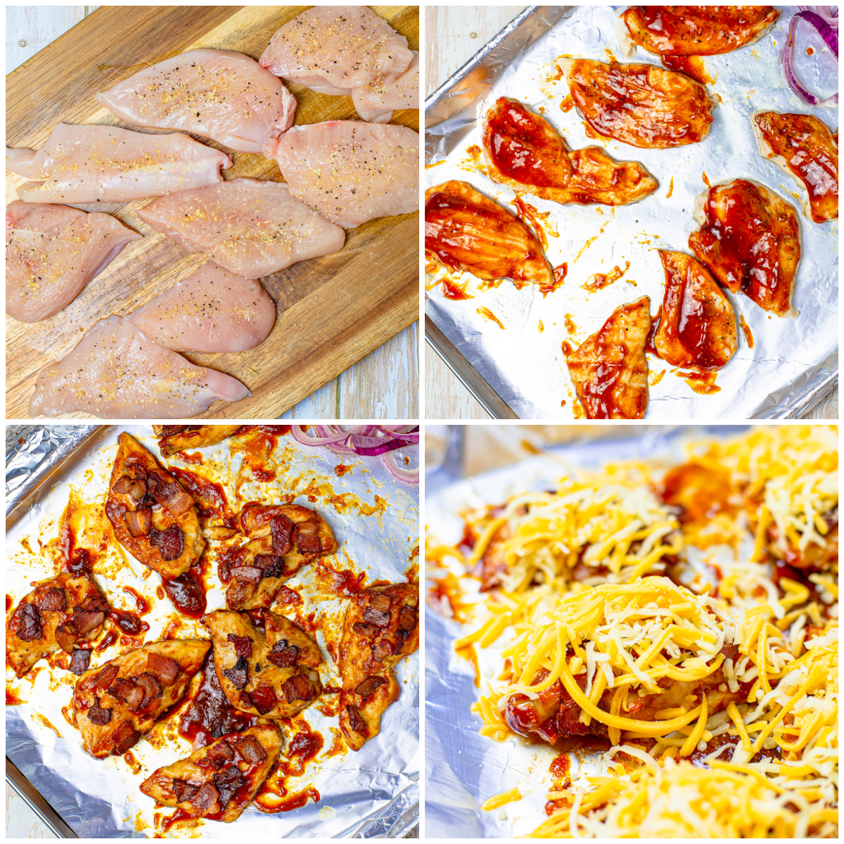 Step by step photos on how to make Monterey Chicken Sliders