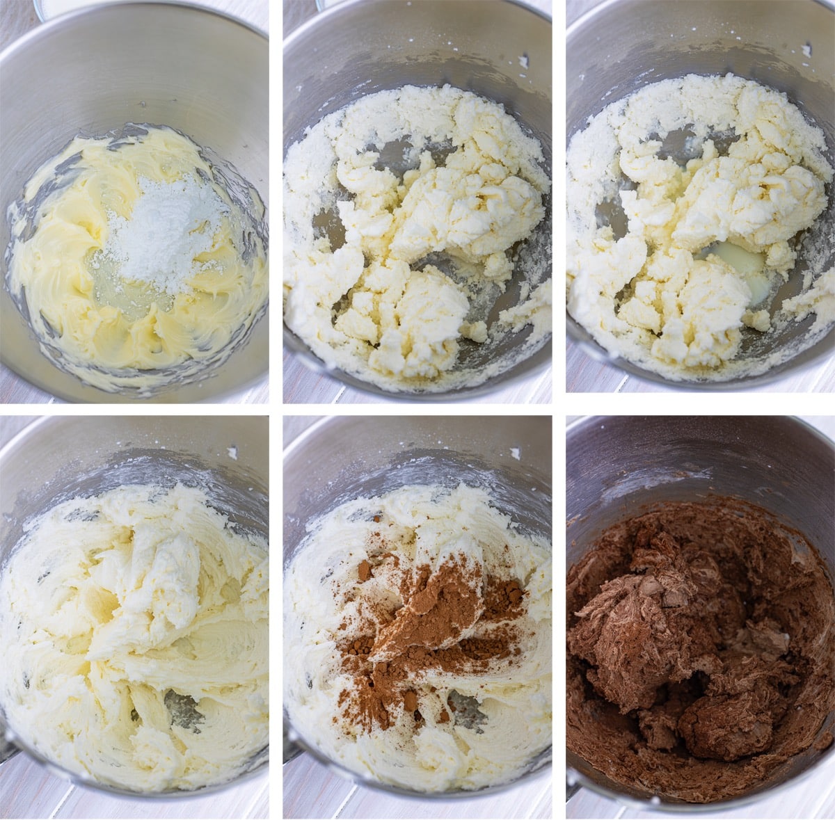 first steps on how to make Chocolate Buttercream Frosting