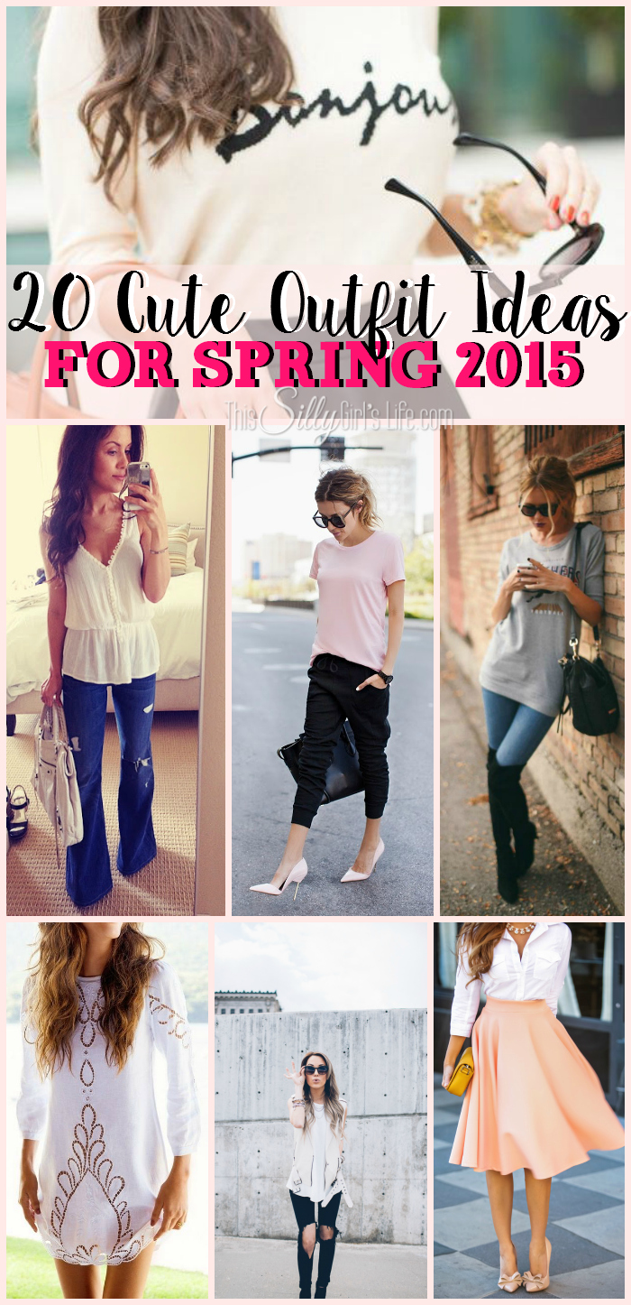 25 Cute Outfit Ideas for Spring 2015, super cute outfit photos for fashion inspiration, perfect for spring! 