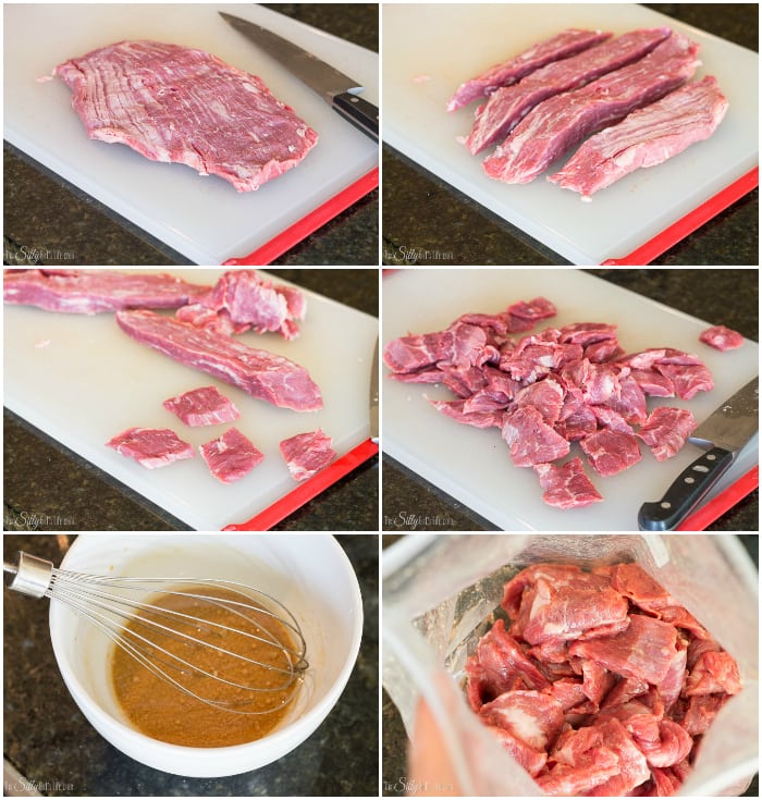 Step by step photos on how to make Beef and Broccoli