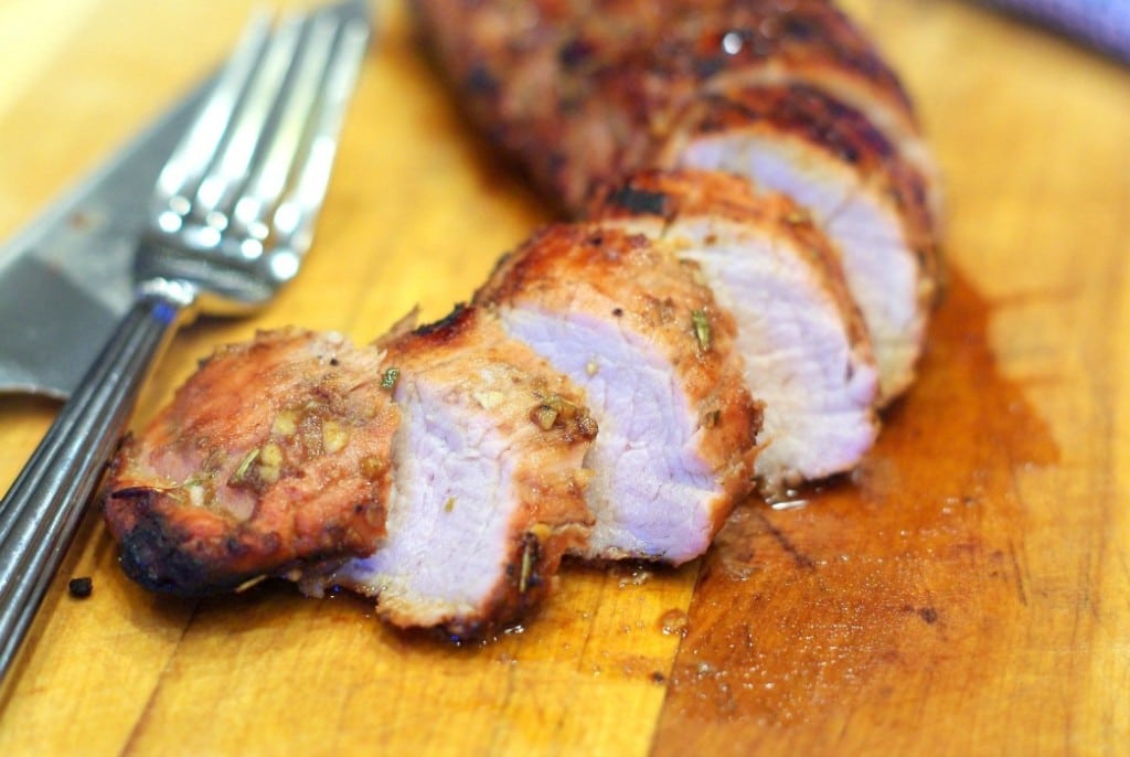 Pork Tenderloin Marinade made with brown sugar & balsamic! Easy and delicious! #pork #grill #marinade
