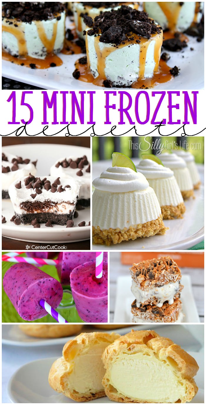 15 Mini Frozen Desserts from ThisSillyGirlsLife