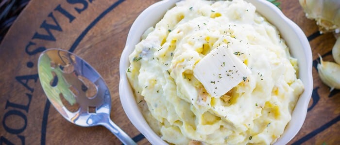 Roasted Garlic Mashed Potatoes