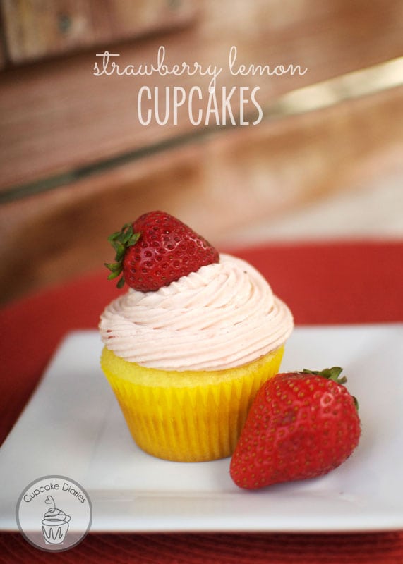 strawberry-lemon-cupcakes