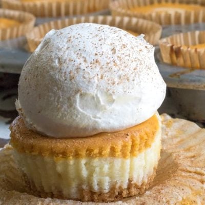 Pumpkin Cheesecake Cupcakes