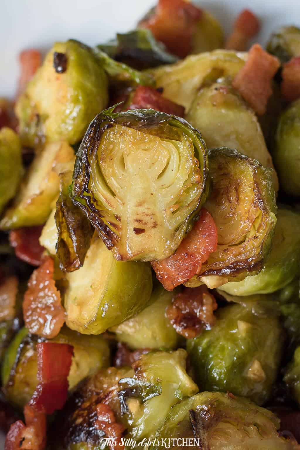Roasted Brussel Sprouts close up