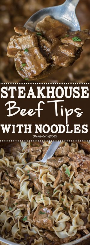 Easy Beef Tips and Noodles (BEST Recipe)
