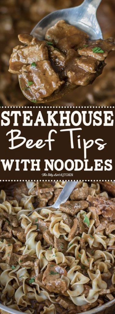 Steakhouse Beef Tips Collage