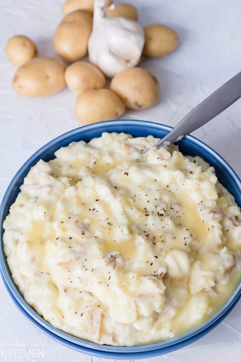 Garlic Mashed Potatoes (20 Minutes!)