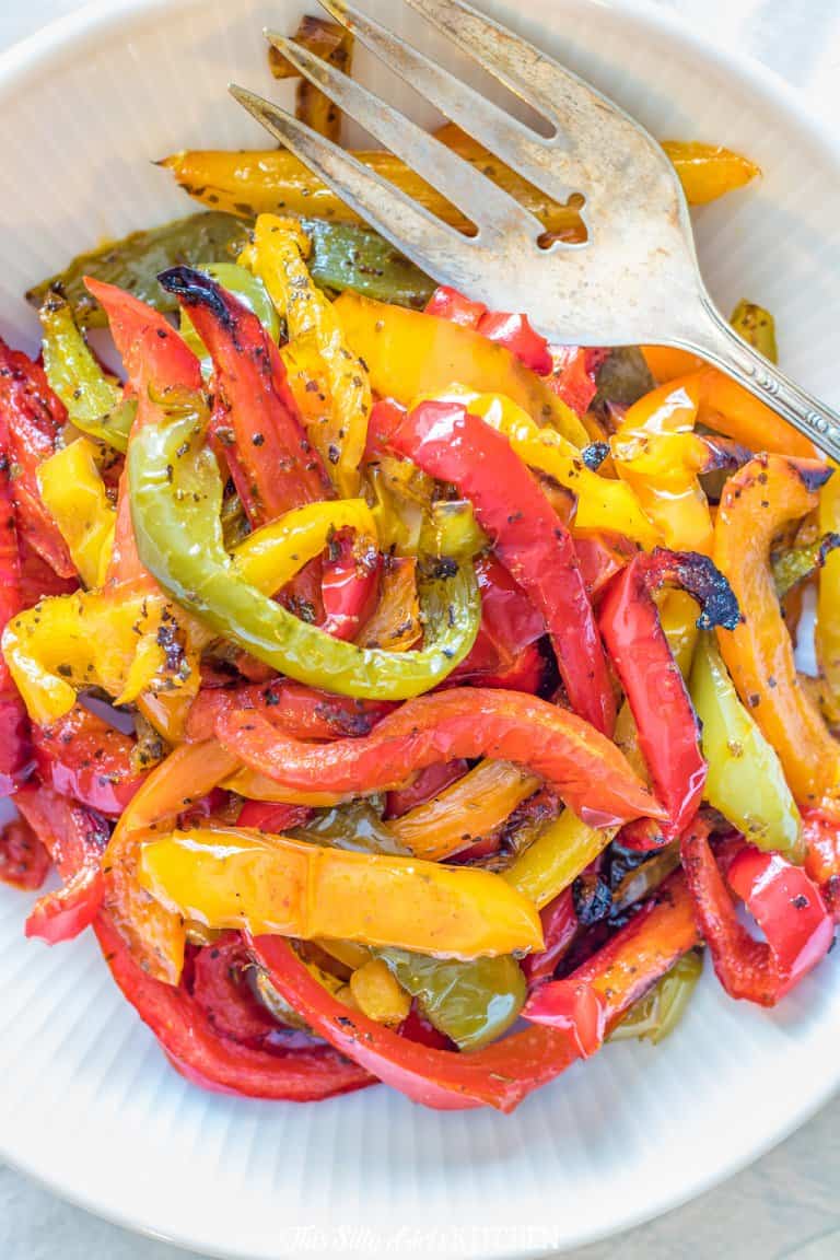 Easy Oven Roasted Bell Peppers Recipe