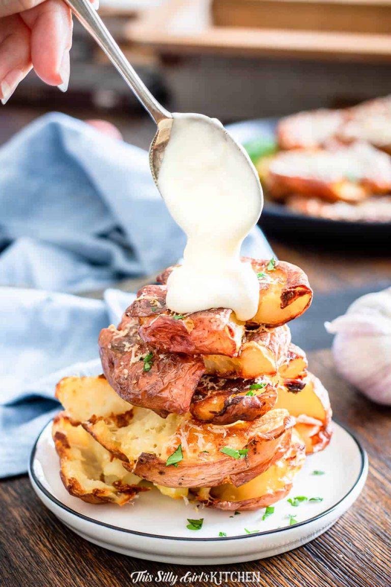 Parmesan Smashed Potatoes