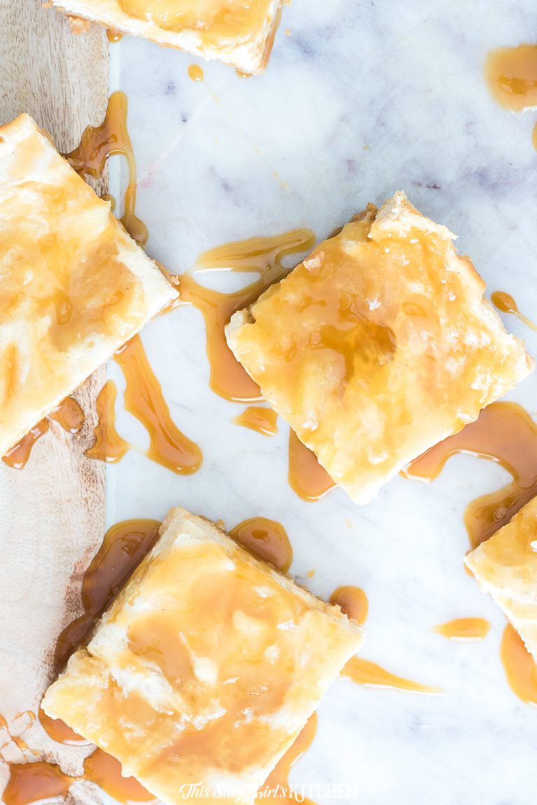 Caramel Apple Cheesecake Bars