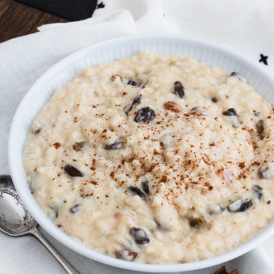 Rice Pudding with Cooked Rice