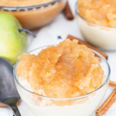 Caramel Apple Pudding Cups