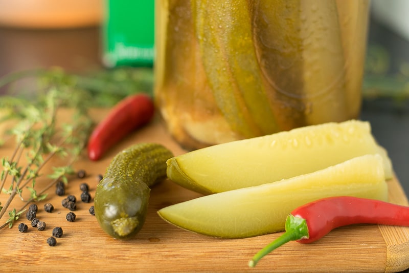 SPICY CIDER DILL PICKLES