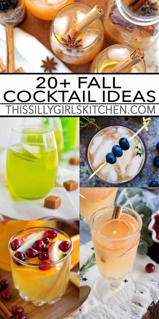 20 Fall Cocktail Ideas from thissillygirlskitchen.com #fall #cocktail #fallcocktails #cocktailideas #fallcocktailideas