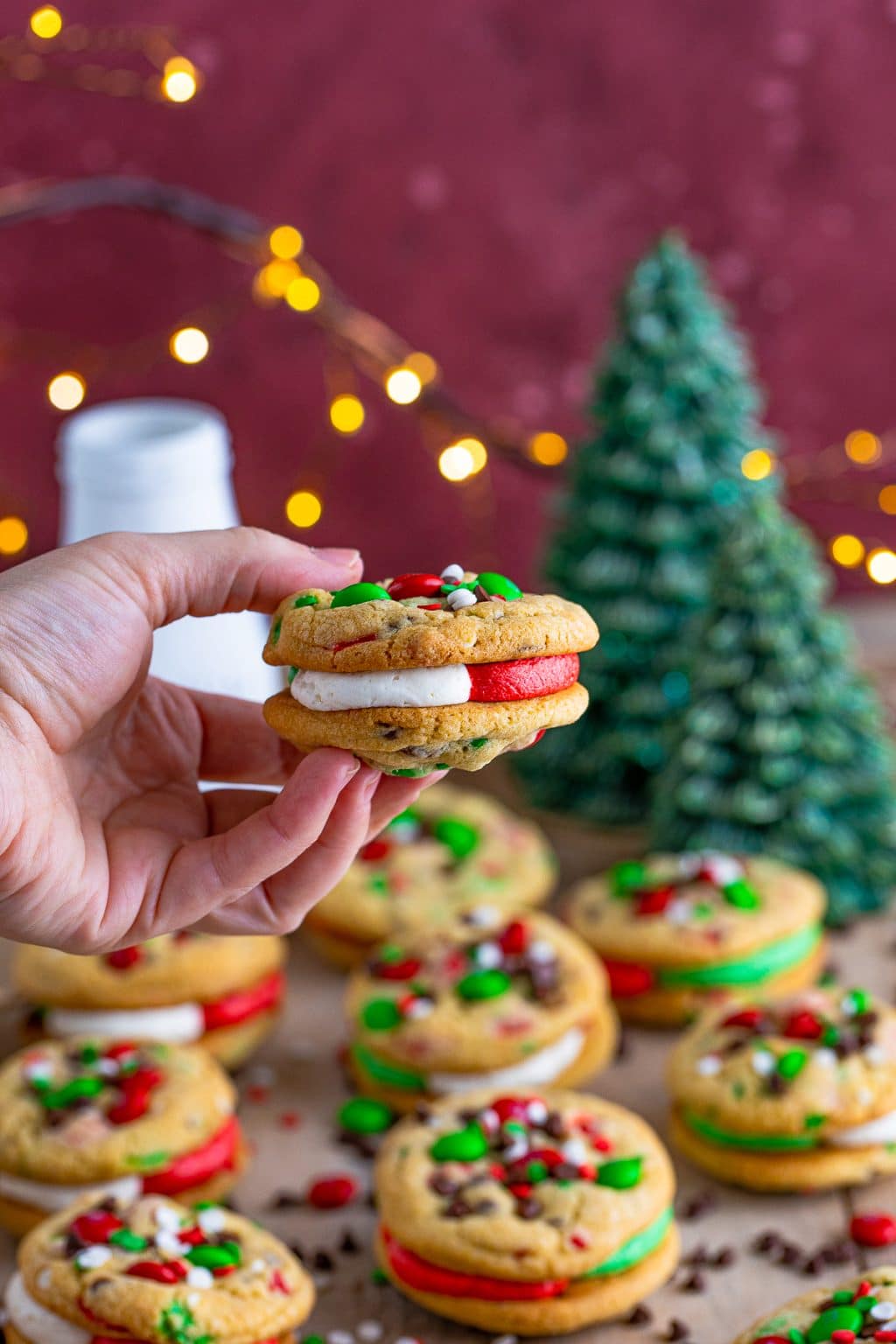 Christmas Cookie Sandwiches