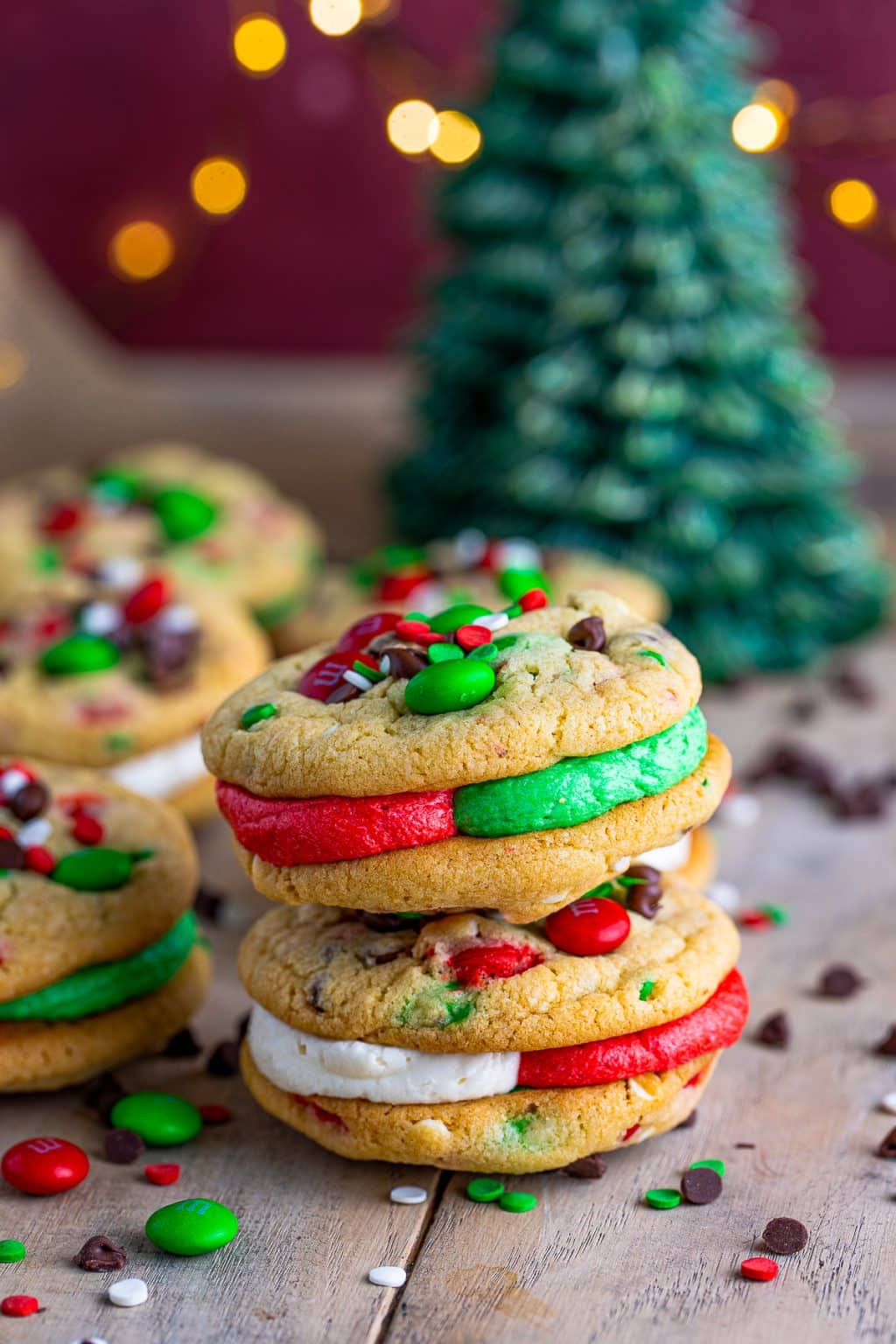 Christmas Cookie Sandwiches