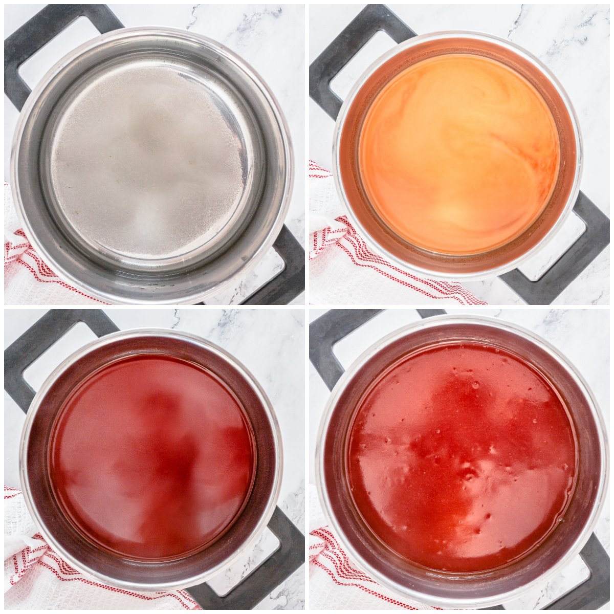 Step by step photos on how to make The Best Sweet and Sour Sauce.