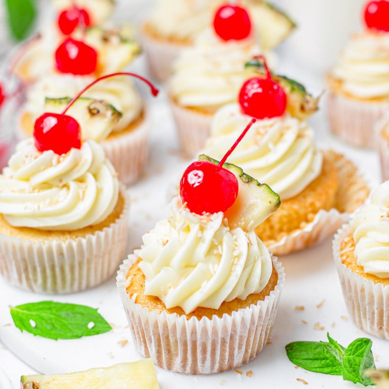 The BEST Pina Colada Cupcakes Recipe