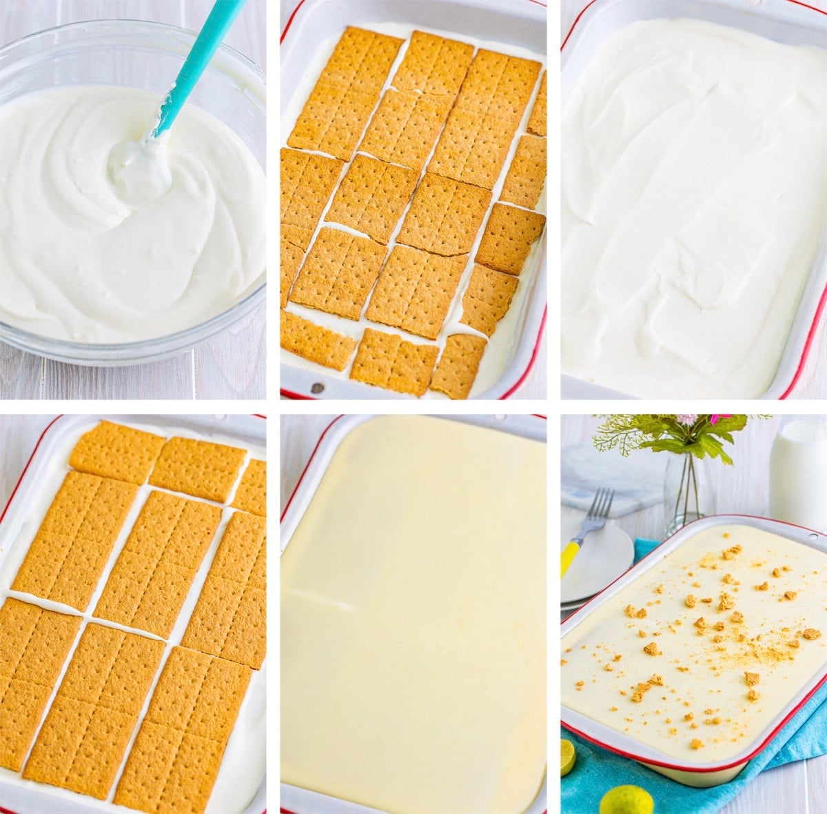 how to assemble Eclair Cake