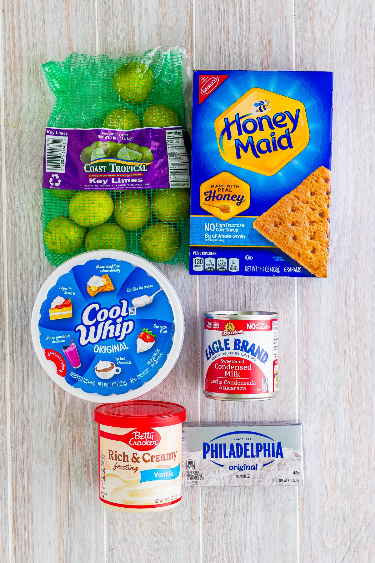 ingredients needed to make Eclair Cake