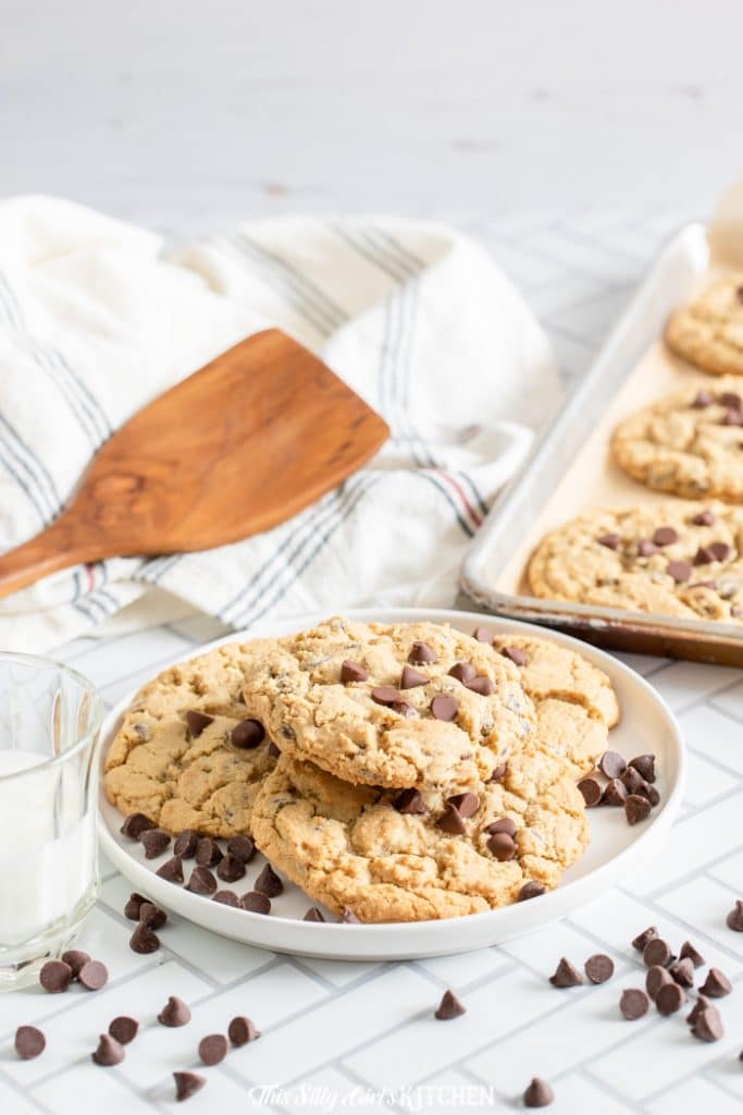 cookies on a plate in kitchen