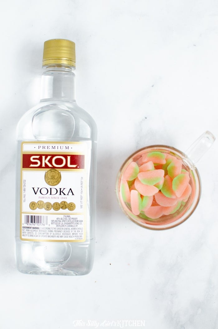 ingredients needed to make infused vodka for watermelon vodka cocktails