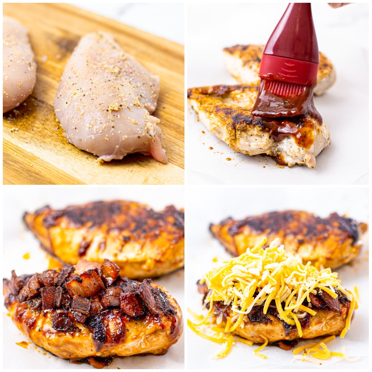 Step by step photos on how to make Monterey Chicken