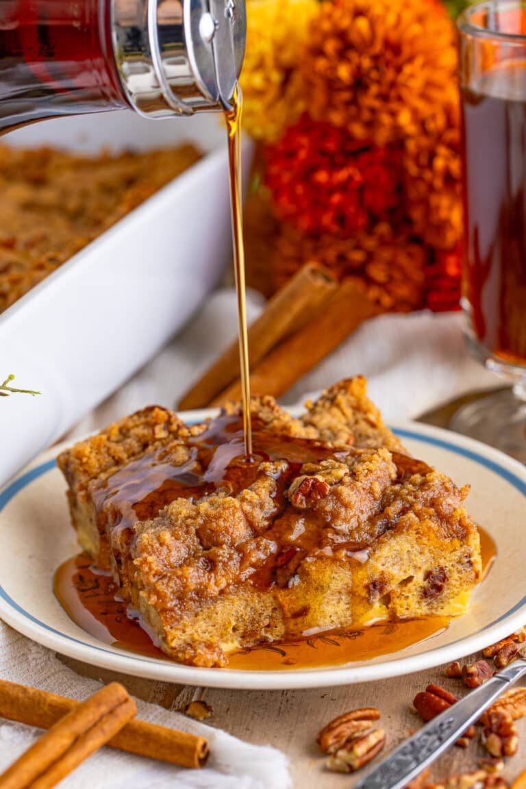 Baked Overnight French Toast with Crumble