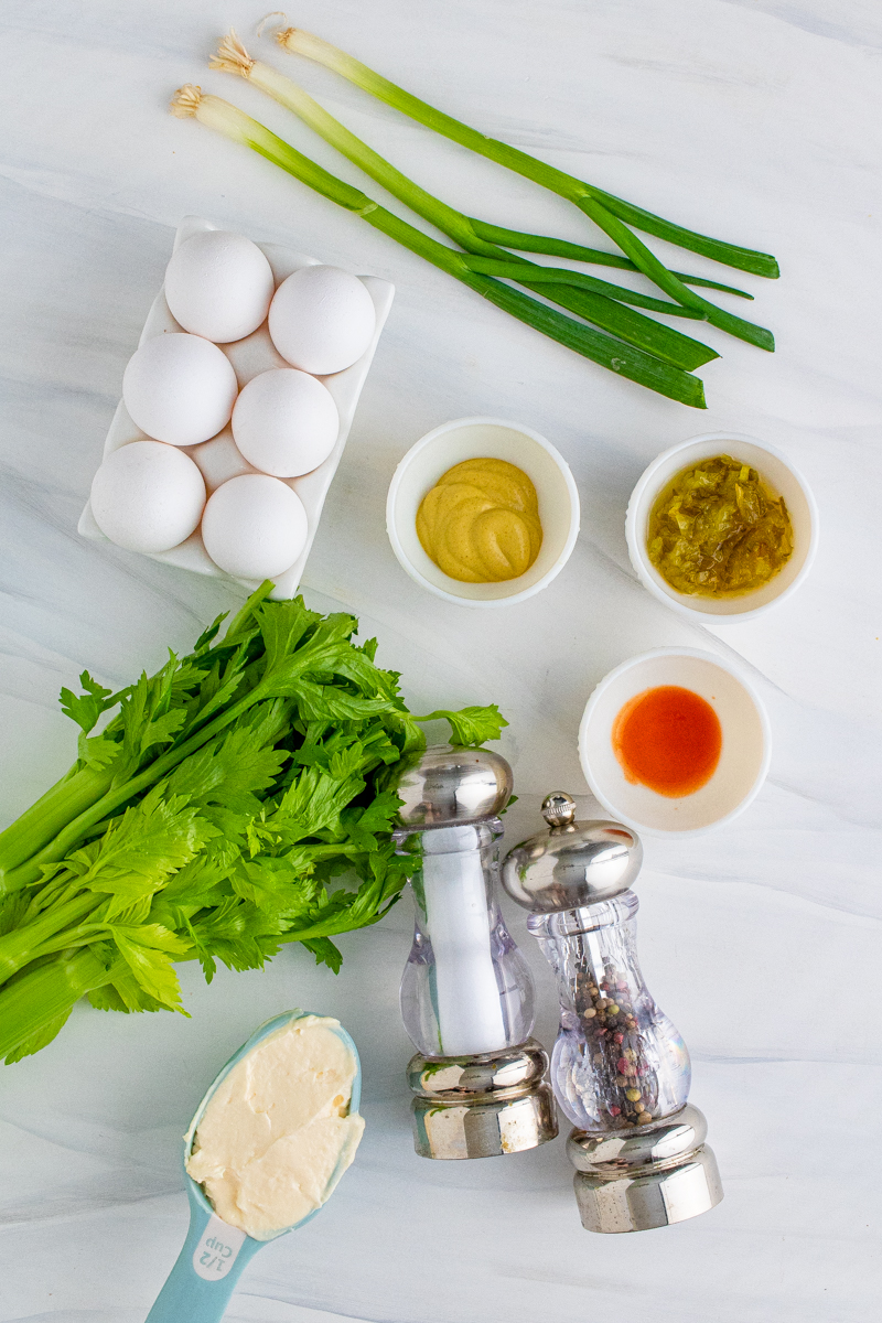 Ingredients needed to make Egg Salad