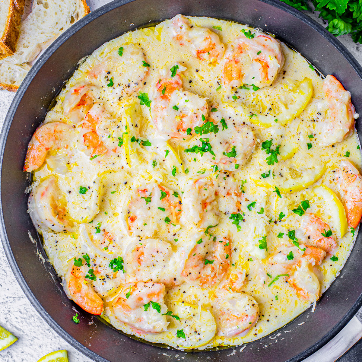 Grilled Jumbo Shrimp with Lemon Chipotle Butter - Recipe Girl