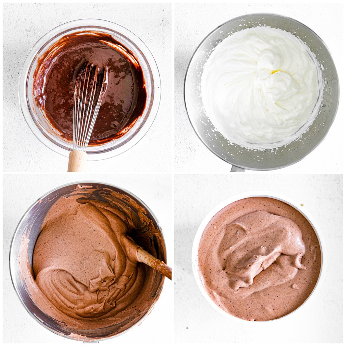 Step by step photos on how to make a Chocolate Ice Cream Recipe