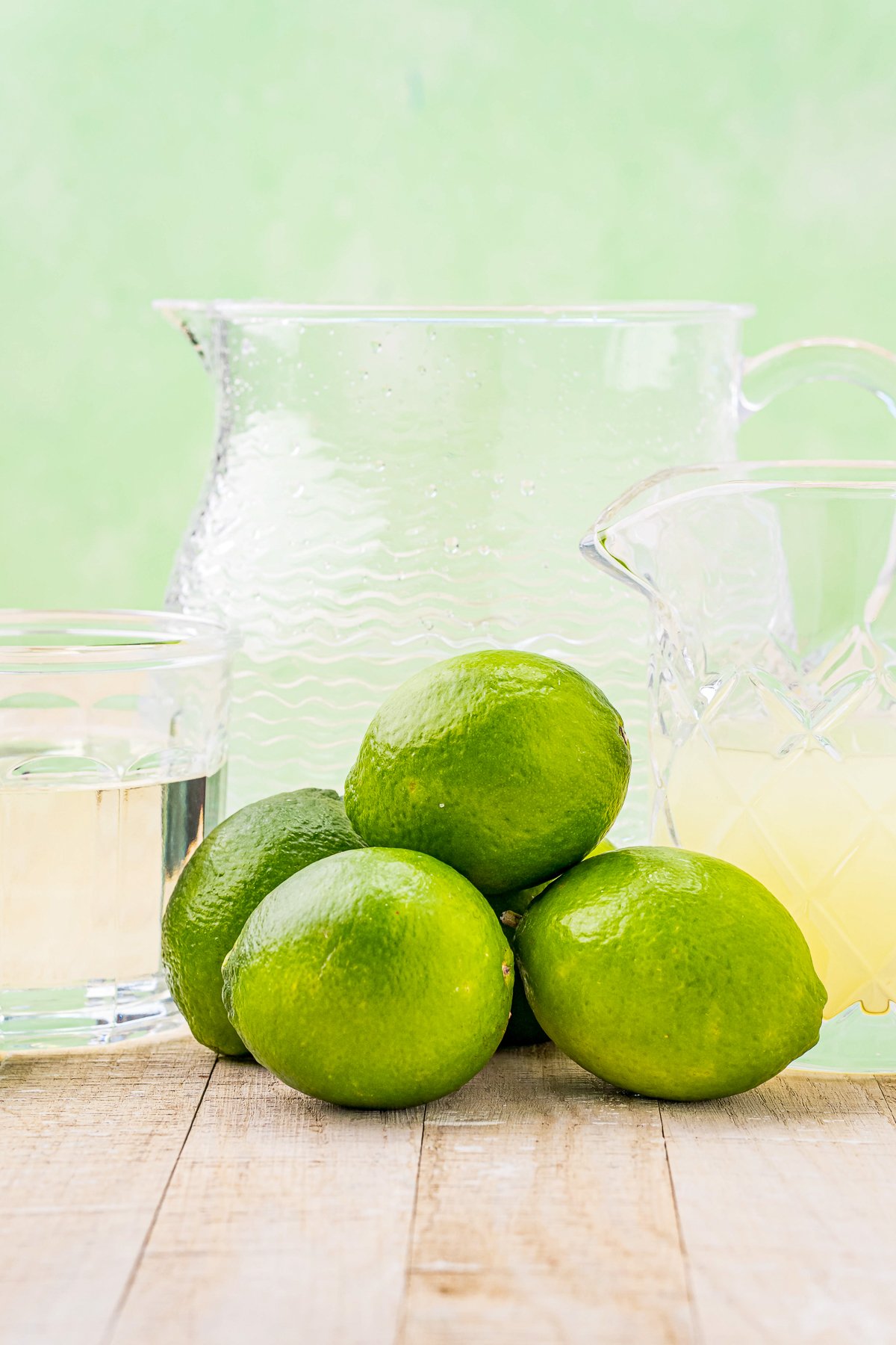 Ingredients needed to make a Limeade Recipe