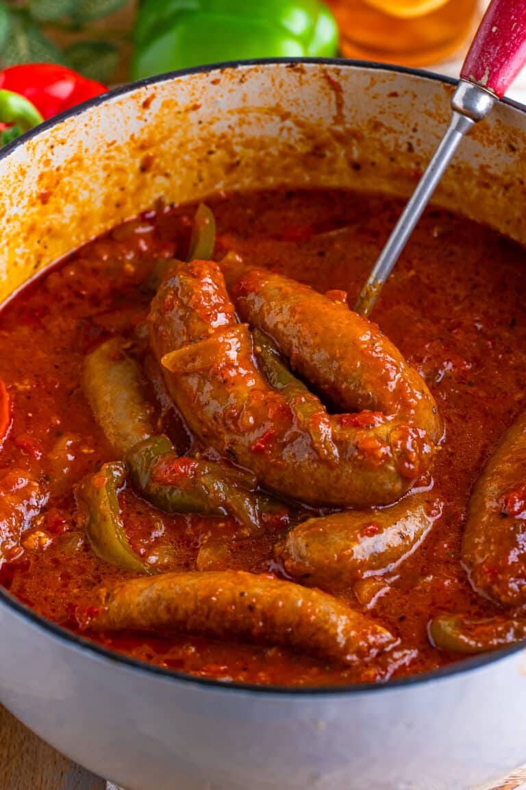 Marsala Italian Sausage and Peppers Recipe