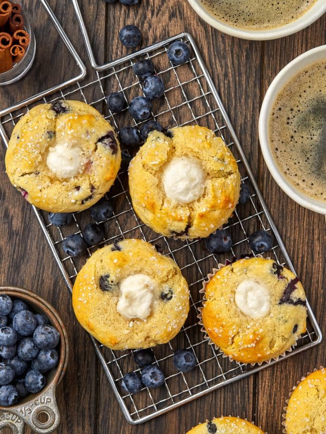 Blueberry Cream Cheese Muffins Story