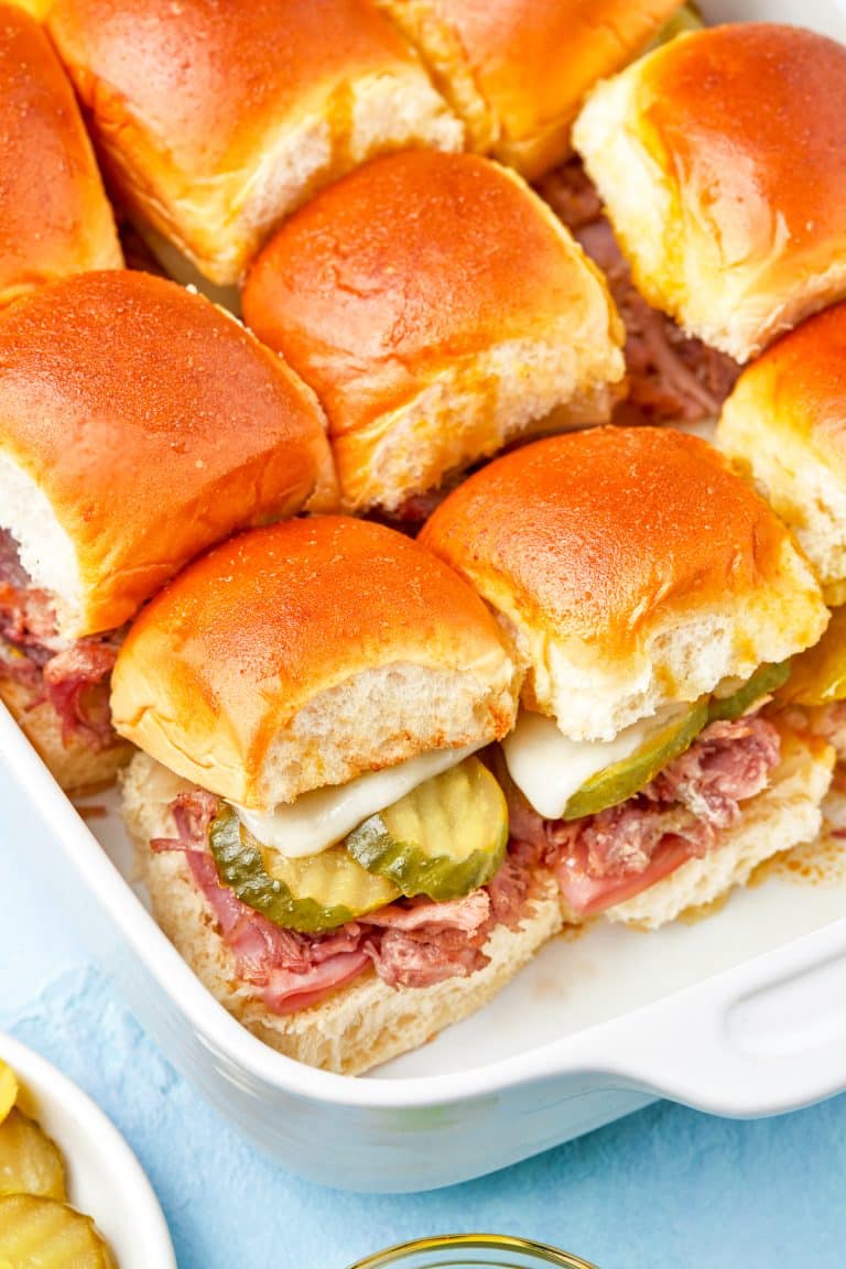Baked Cuban Party Sandwiches