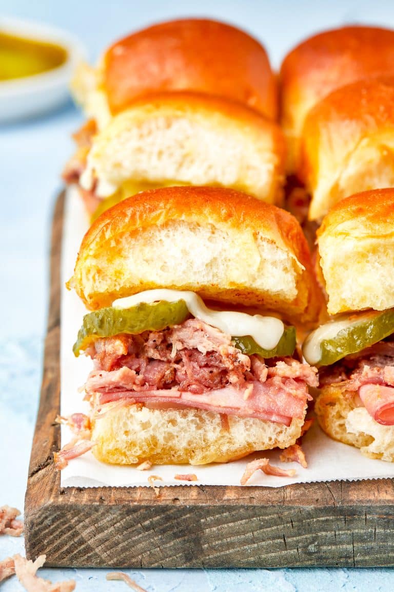 Baked Cuban Sliders Party Sandwiches