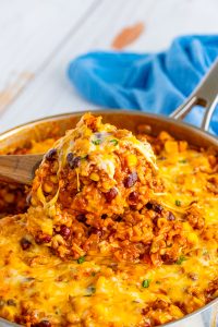 Easy One Pot Mexican Rice Casserole